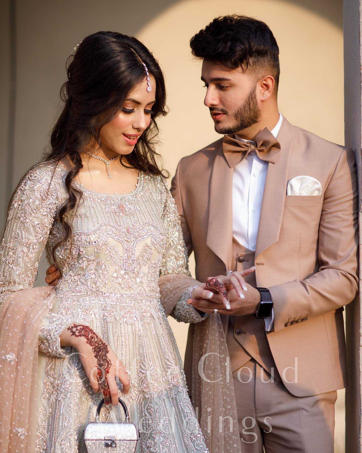 Check Out Handsome Shahveer Jafry And Ayesha Beig Engagement Pictures ...