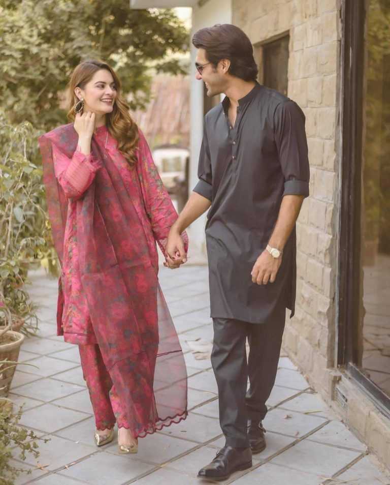 Check Out Complete Minal Khan And Ahsan Mohsin Ikram Engagement Video